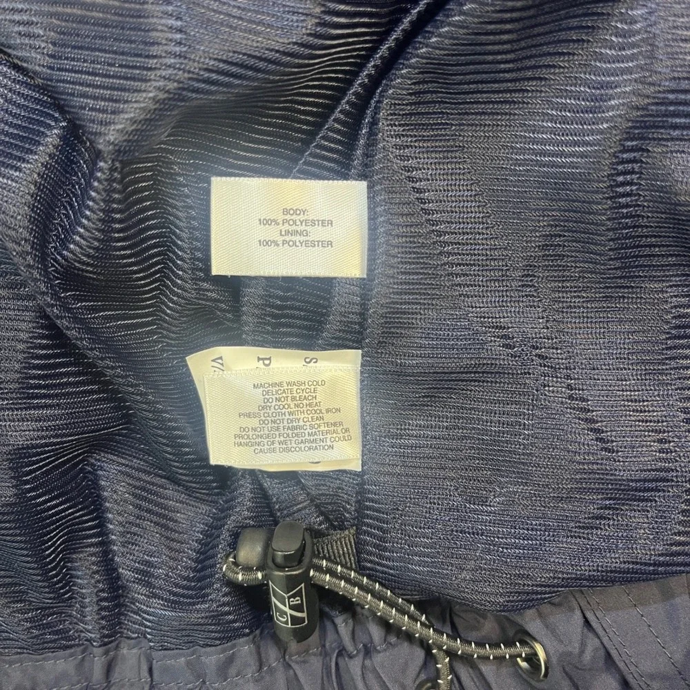Cutter Buck Mens Navy Golf Pullover Jacket‎ V Neck Lined Windbreaker Large